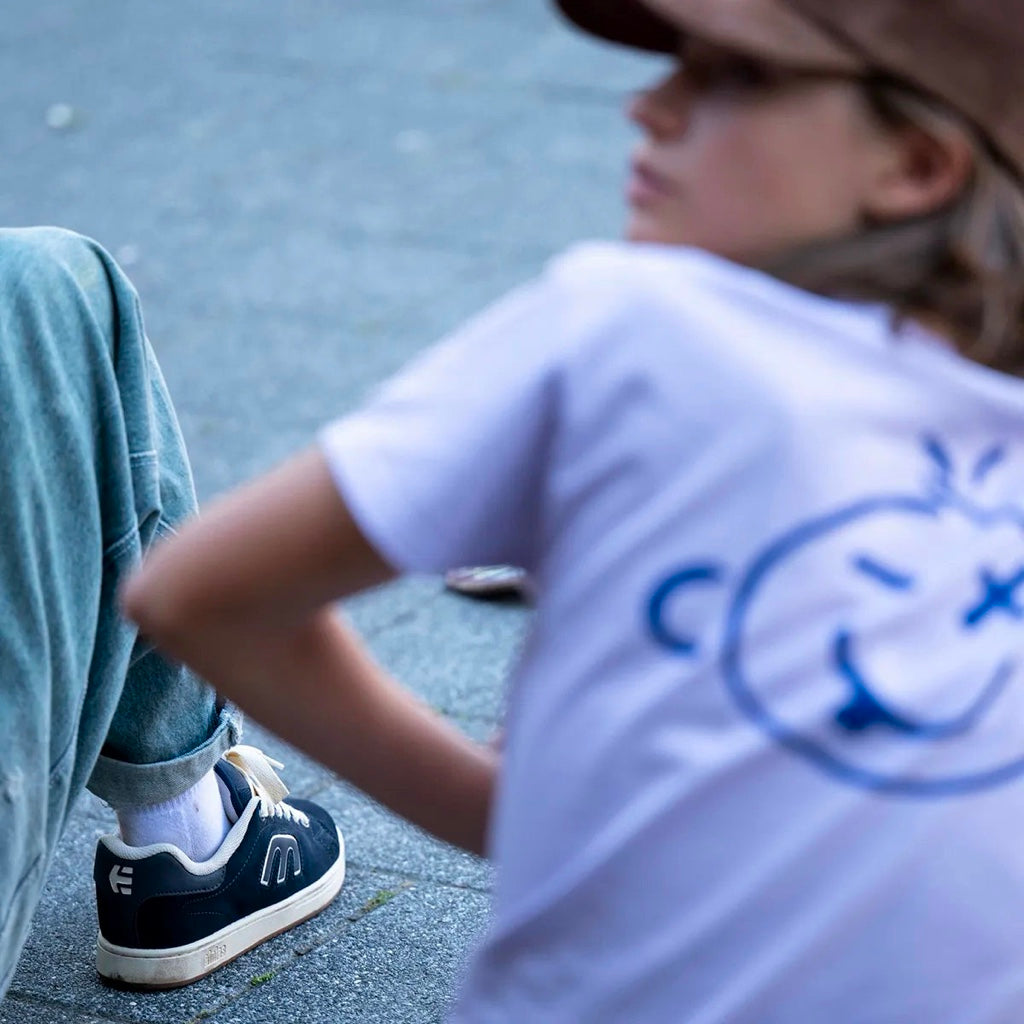 ETNIES CALLICUT NAVY TAN TRAINERS
