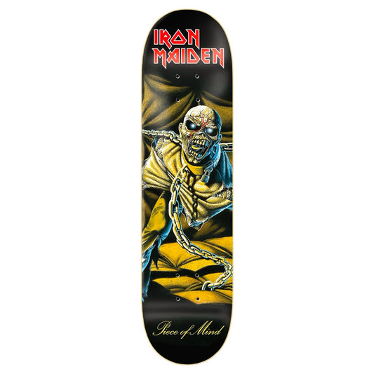 IRON MAIDEN PIECE OF MIND ZERO SKATEBOARD DECK 8.375”