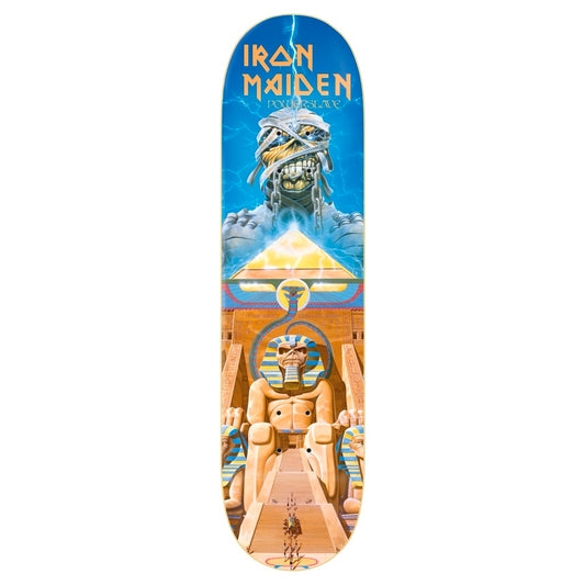 IRON MAIDEN POWERSLAVE ZERO SKATEBOARD DECK 8.25”