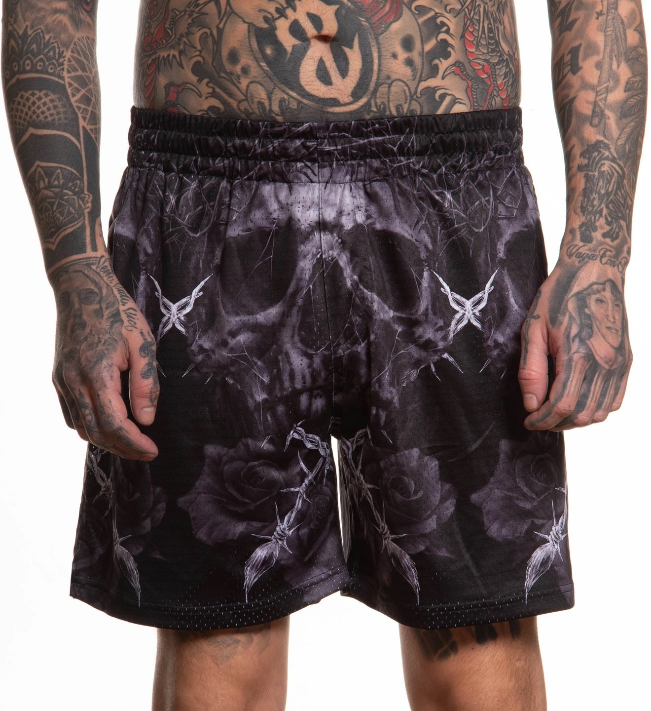 SULLEN CLOTHING THE DARKNESS MESH SHORTS