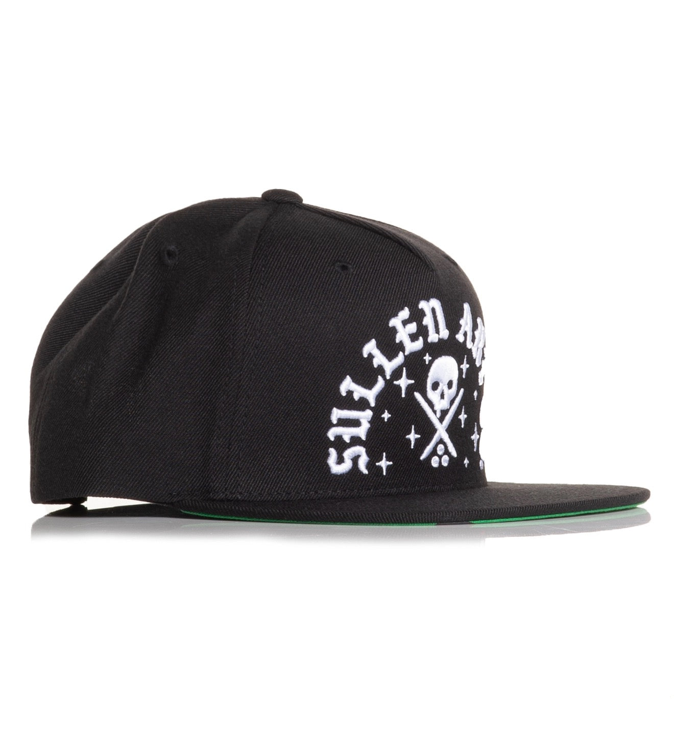 SULLEN CLOTHING ROCKER BLACK SNAPBACK CAP HAT