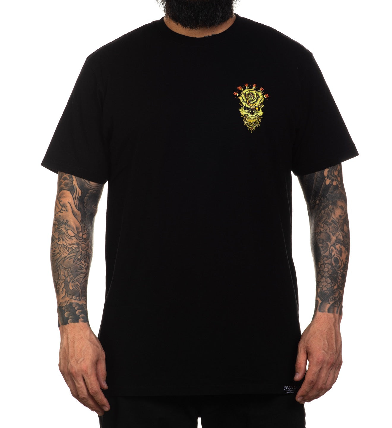 SULLEN CLOTHING REMO TATTOO PREMIUM JET BLACK T-SHIRT