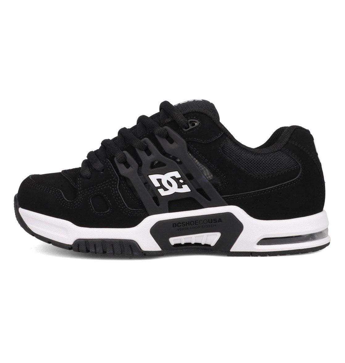 DC SHOES AT-2 BLACK WHITE TRAINERS