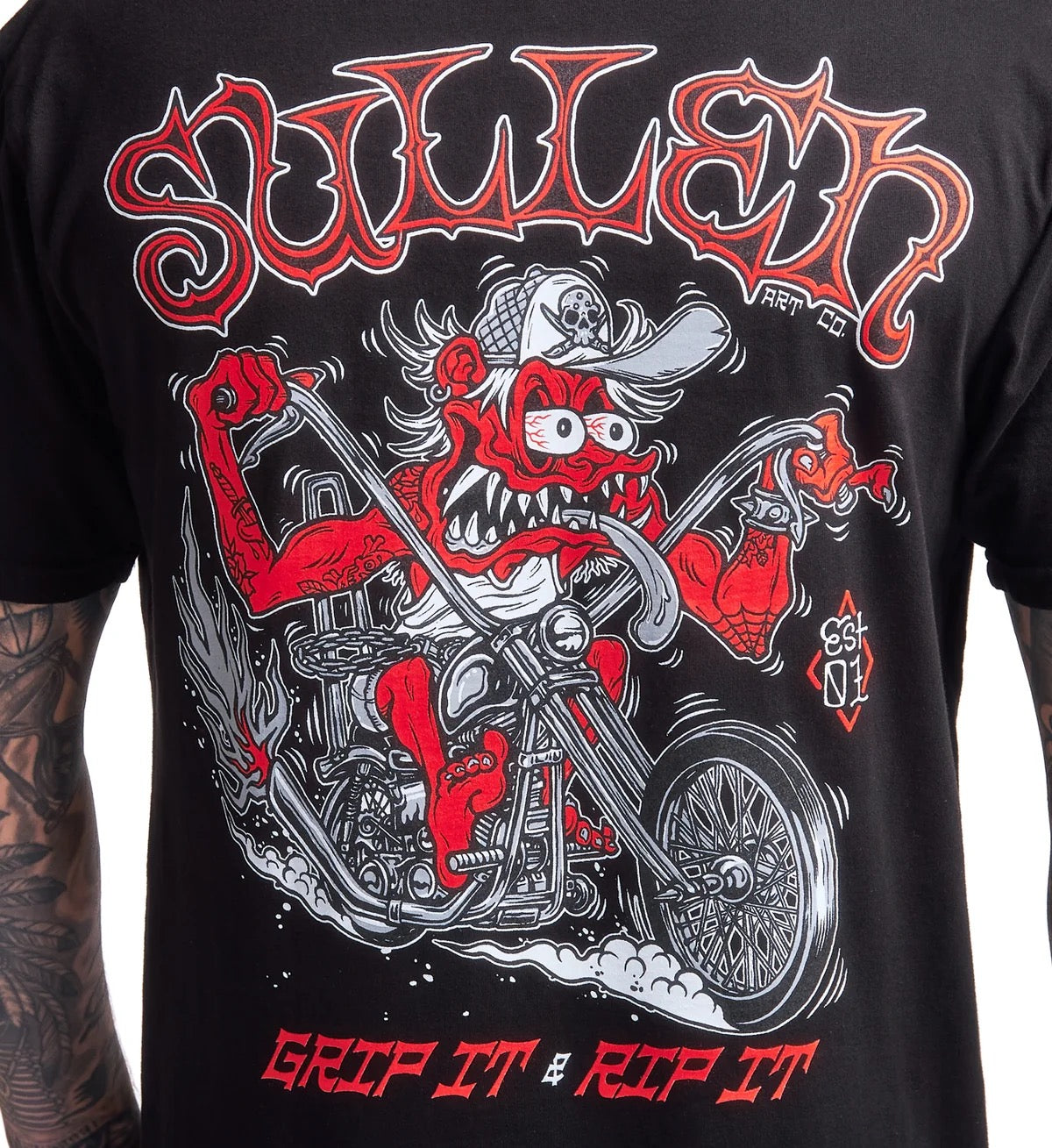 SULLEN CLOTHING GRIP RIP PREMIUM T-SHIRT