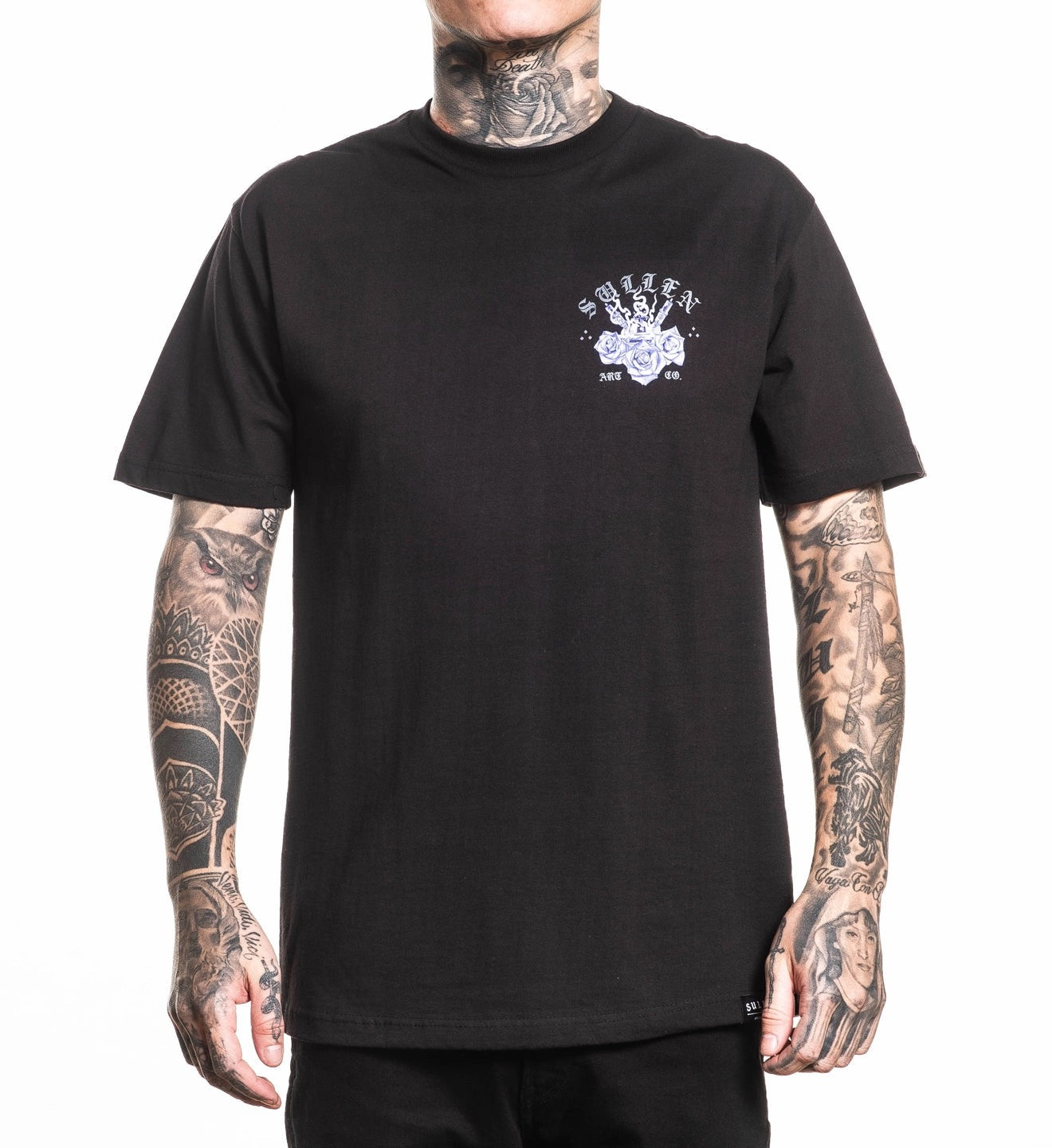 SULLEN CLOTHING LOWBO STANDARD BLACK T-SHIRT