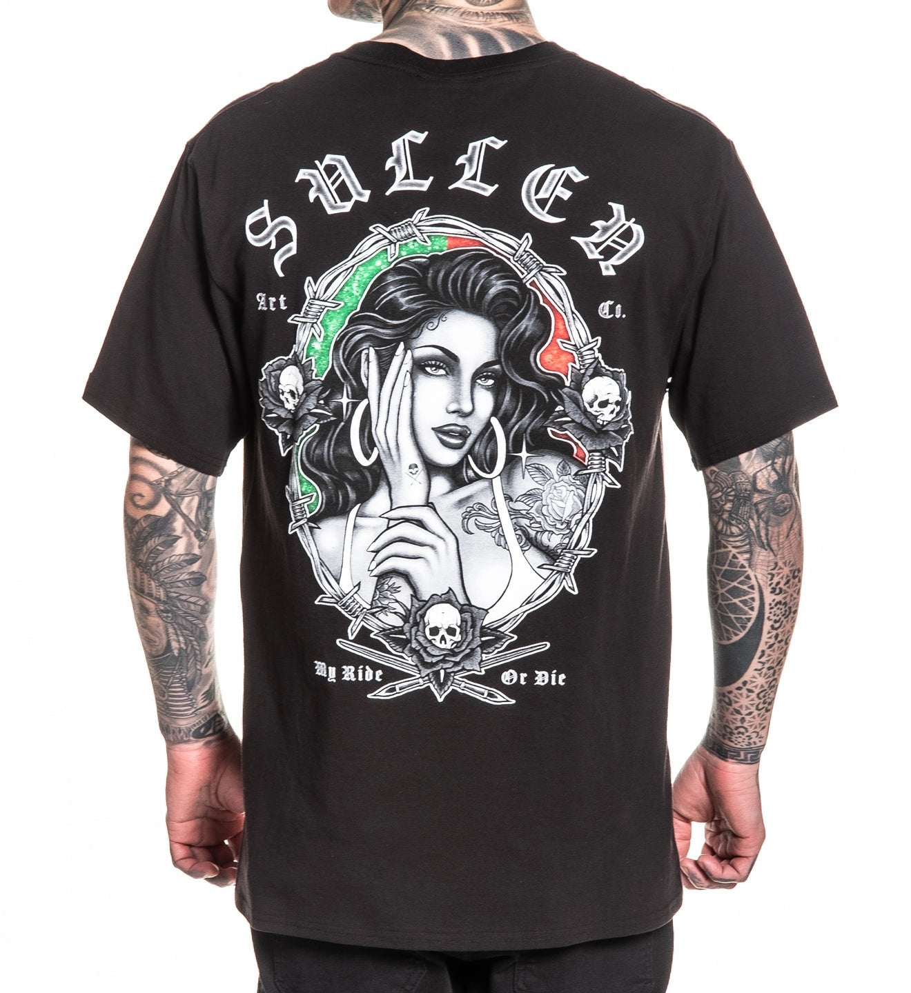 SULLEN CLOTHING MY RIDE OR DIE STANDARD T-SHIRT