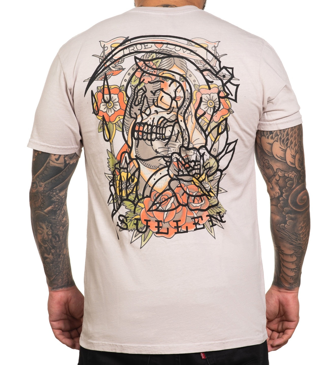 SULLEN CLOTHING BLAST OVER SILVER PREMIUM T-SHIRT