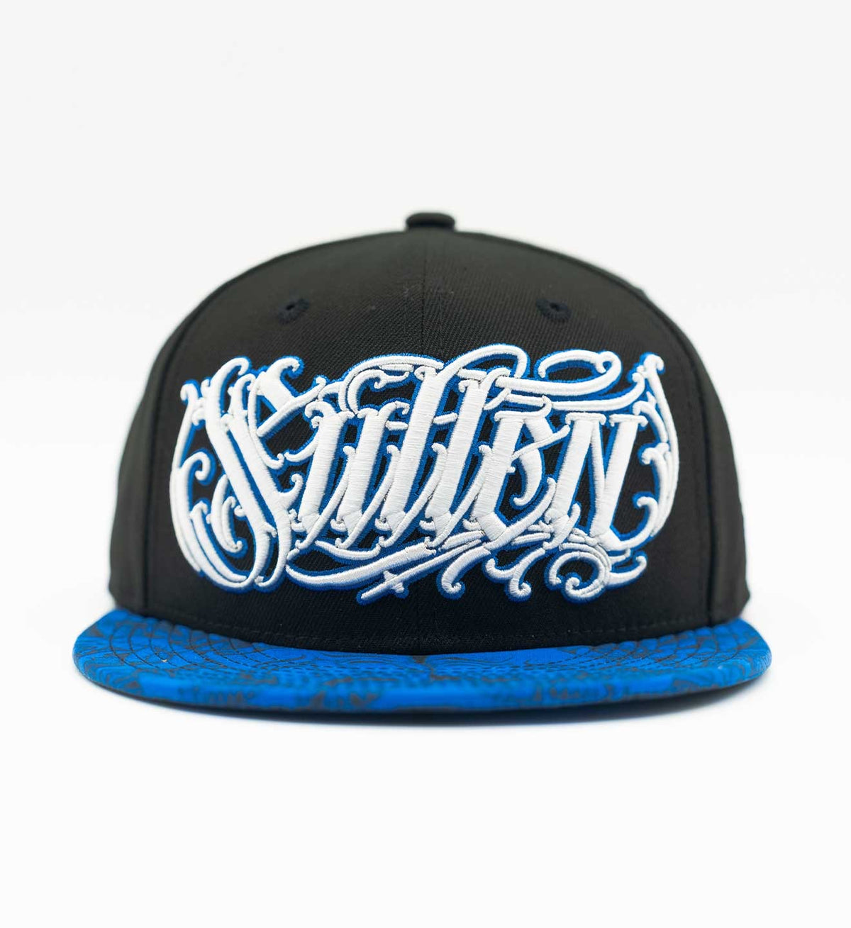 SULLEN CLOTHING SAD BOY BLACK & BLUE SNAPBACK CAP