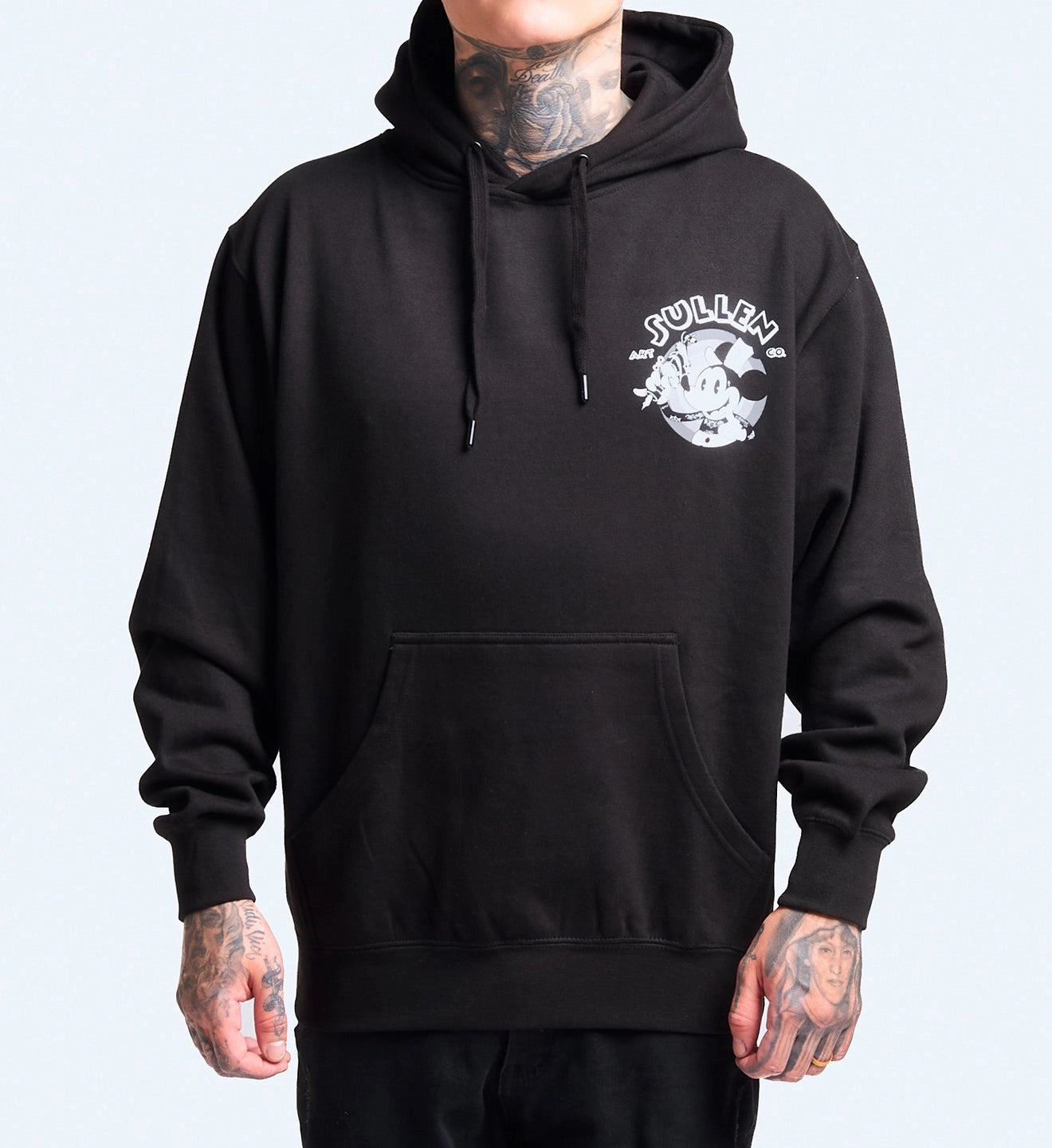 SULLEN CLOTHING STEAMBOAT SULLIE BLACK PULLOVER HOODIE