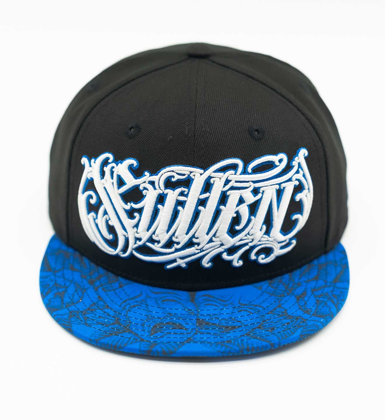 SULLEN CLOTHING SAD BOY BLACK & BLUE SNAPBACK CAP
