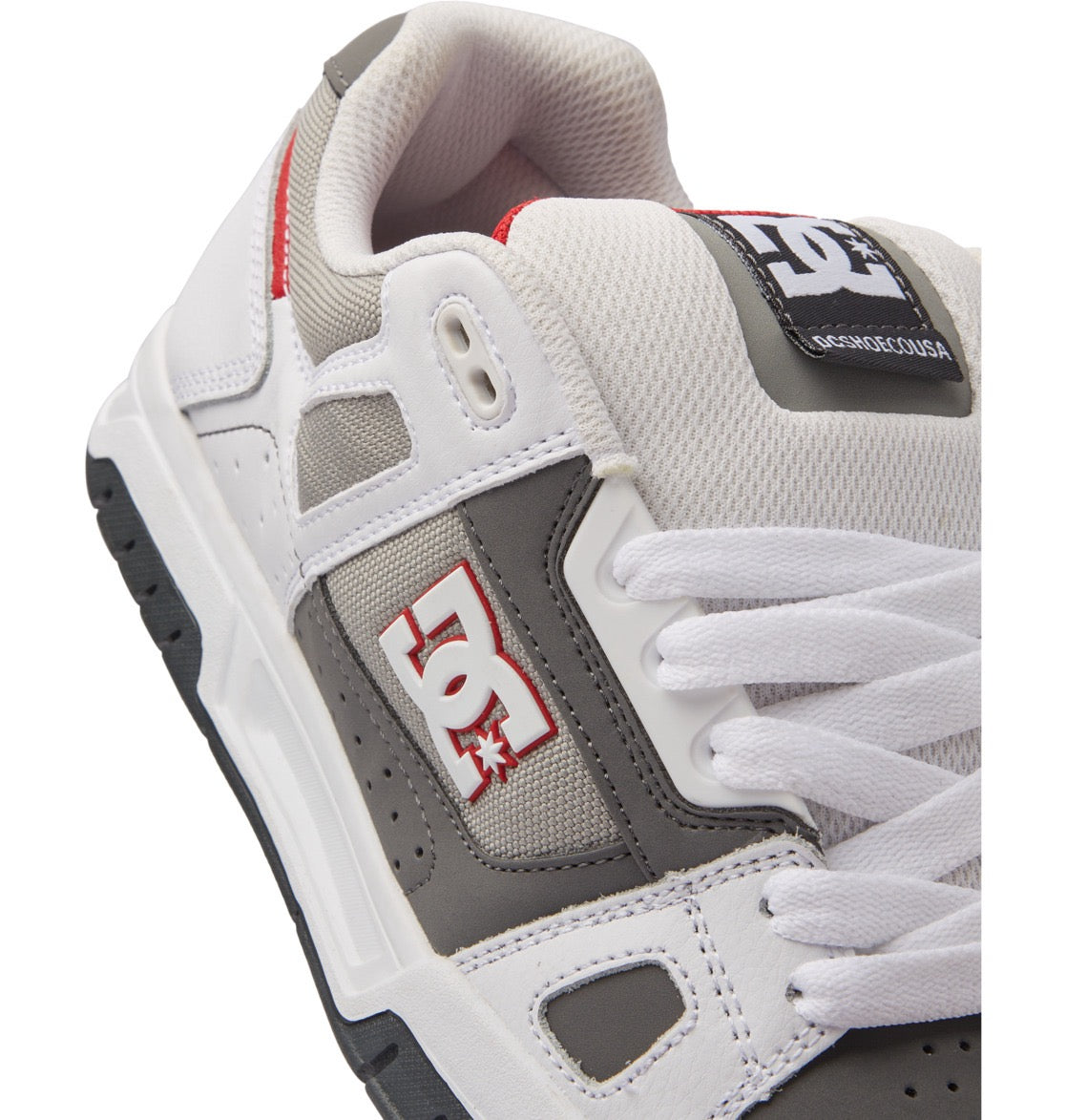 DC SHOES STAG WHITE GREY GREY TRAINERS