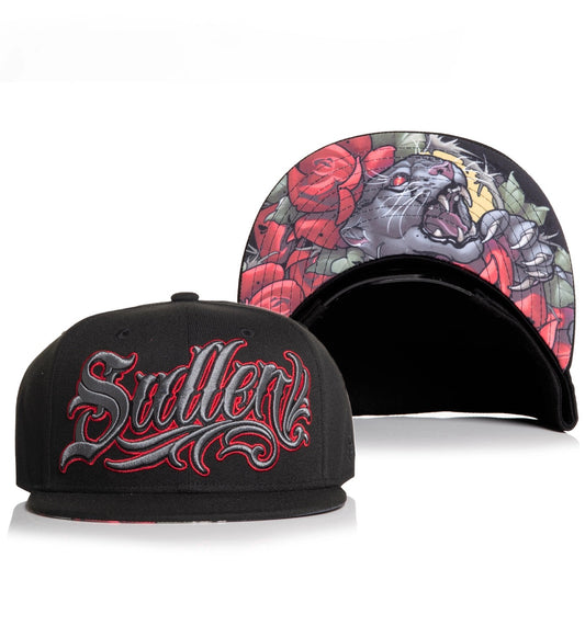 SULLEN CLOTHING PUMA BLACK SNAPBACK CAP HAT