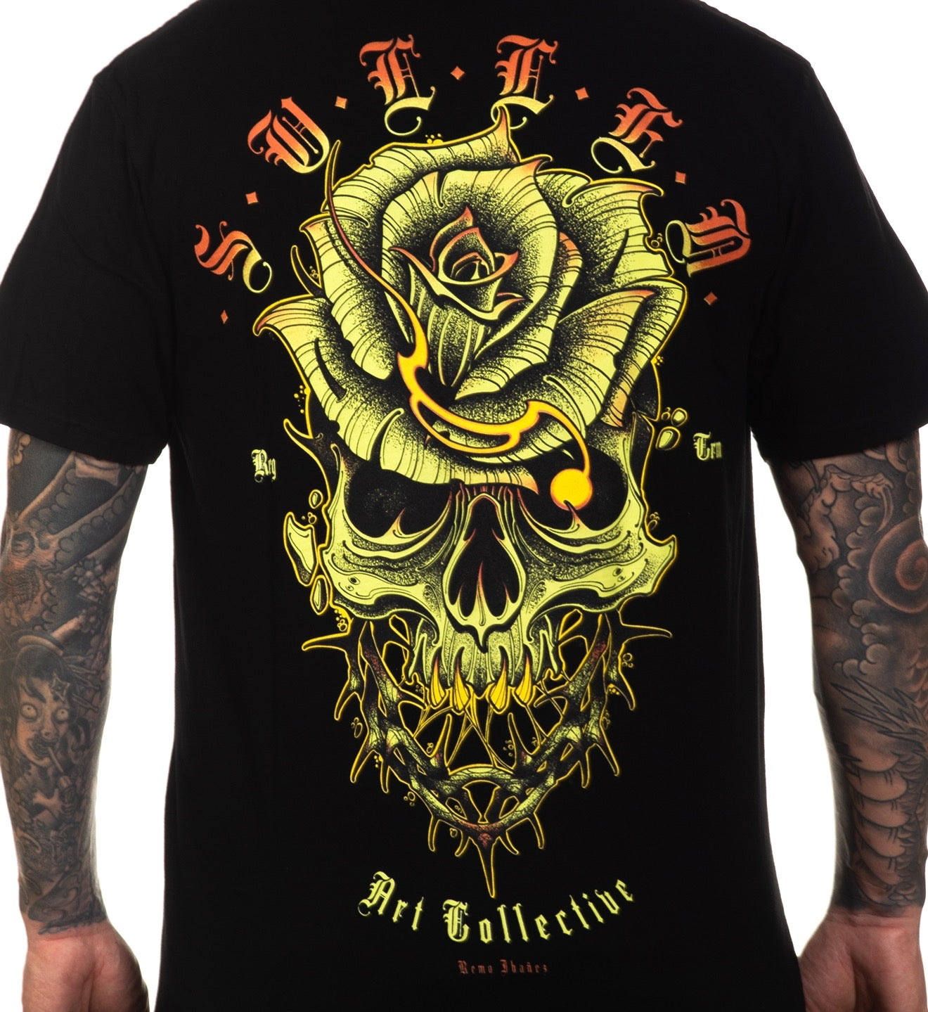 SULLEN CLOTHING REMO TATTOO PREMIUM JET BLACK T-SHIRT