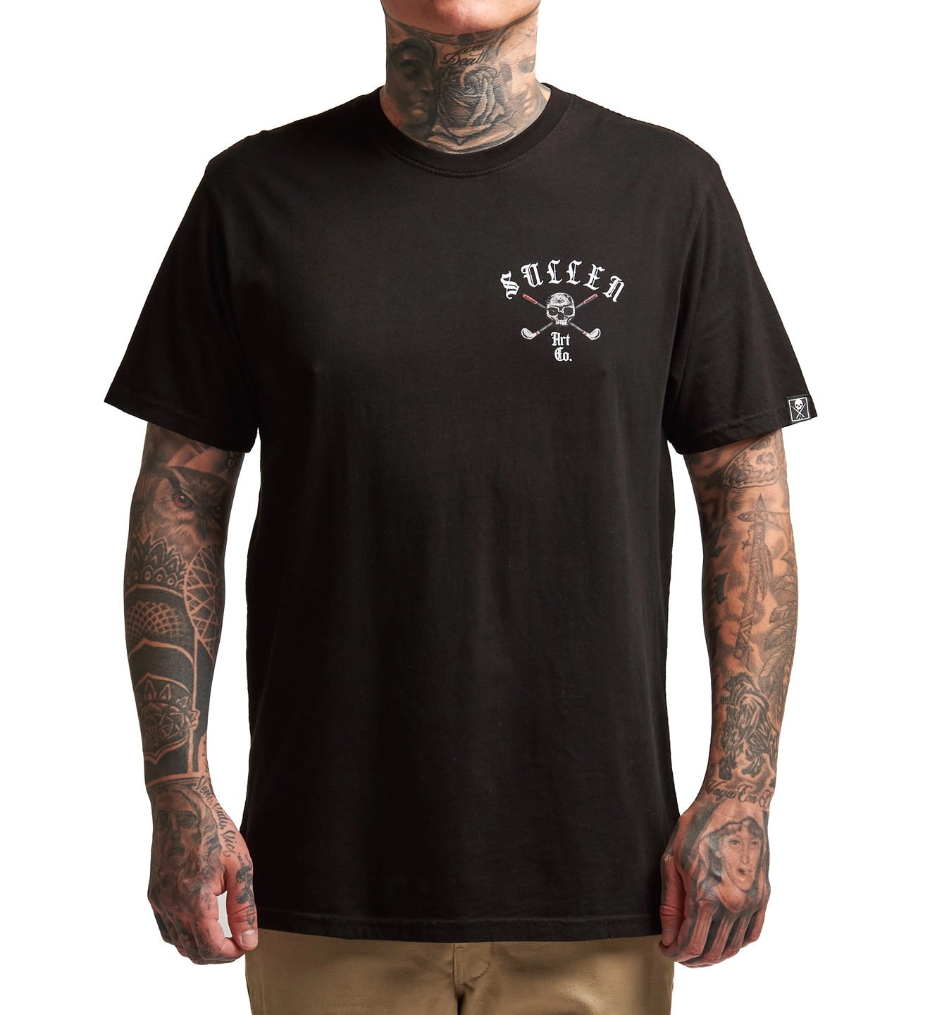 SULLEN CLOTHING NICE PUTT BLACK PREMIUM T-SHIRT