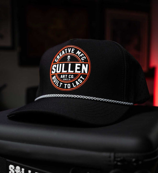 SULLEN CLOTHING CORPO BLACK SNAPBACK CAP HAT