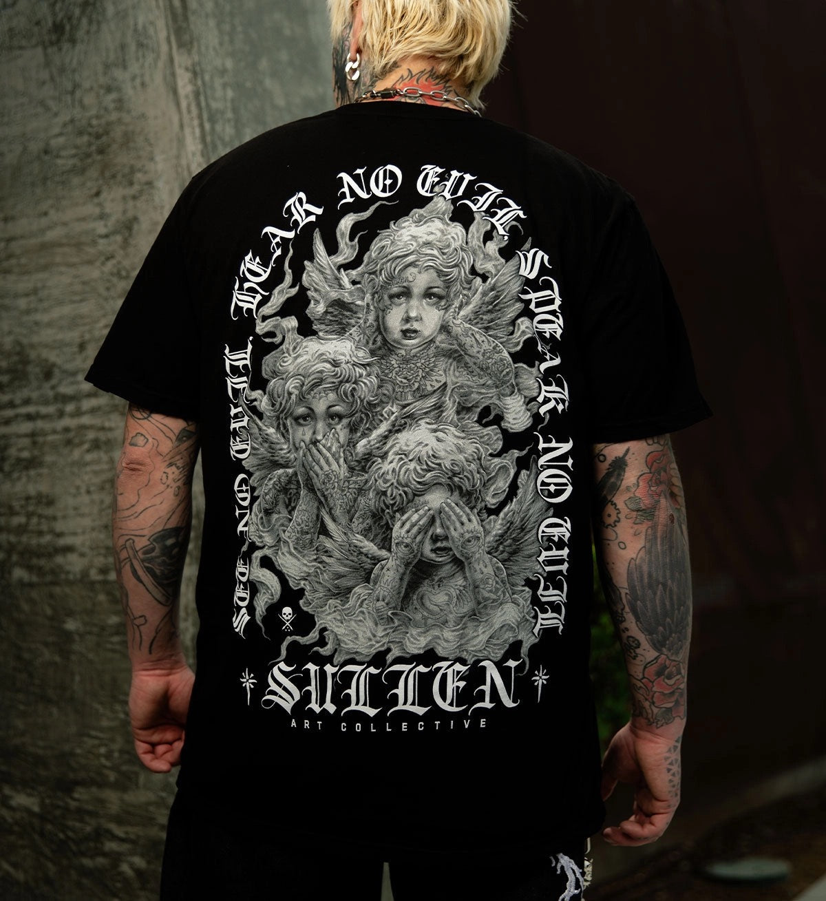 SULLEN CLOTHING VIRTUE JET BLACK PREMIUM T-SHIRT