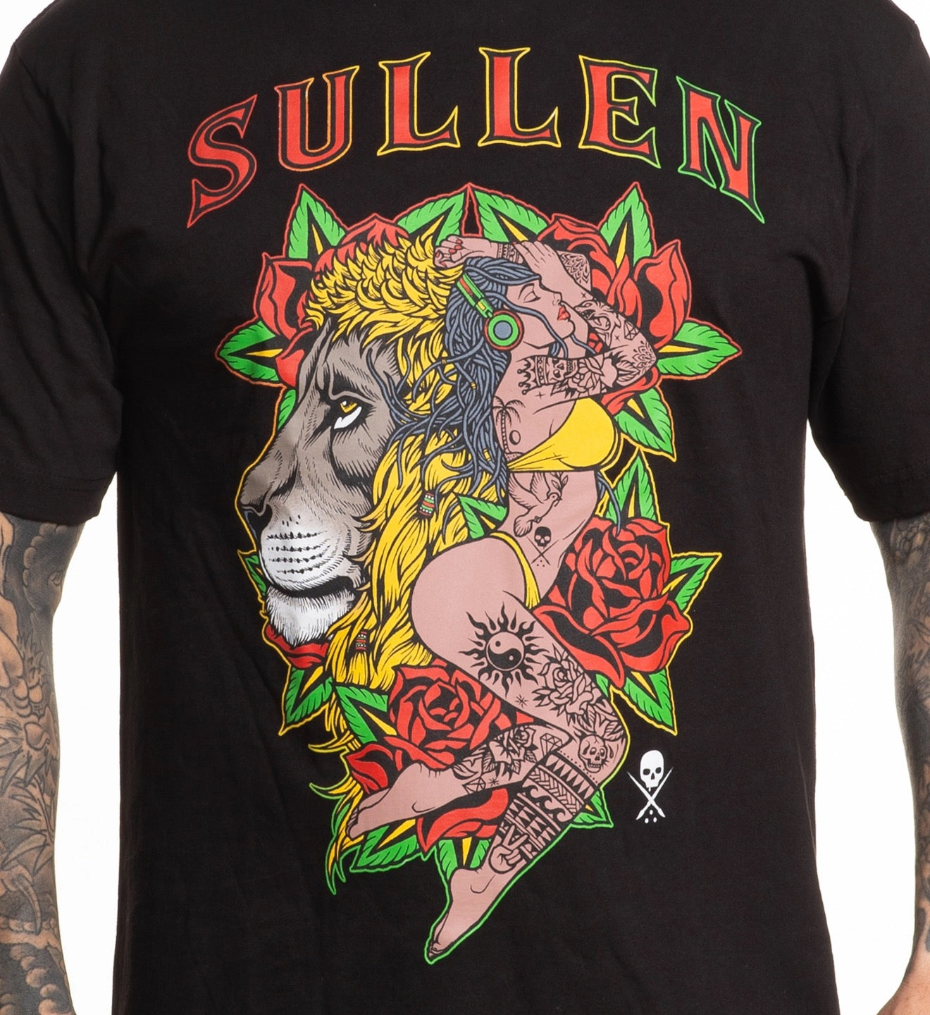 SULLEN CLOTHING RASTA GIRL STANDARD T-SHIRT