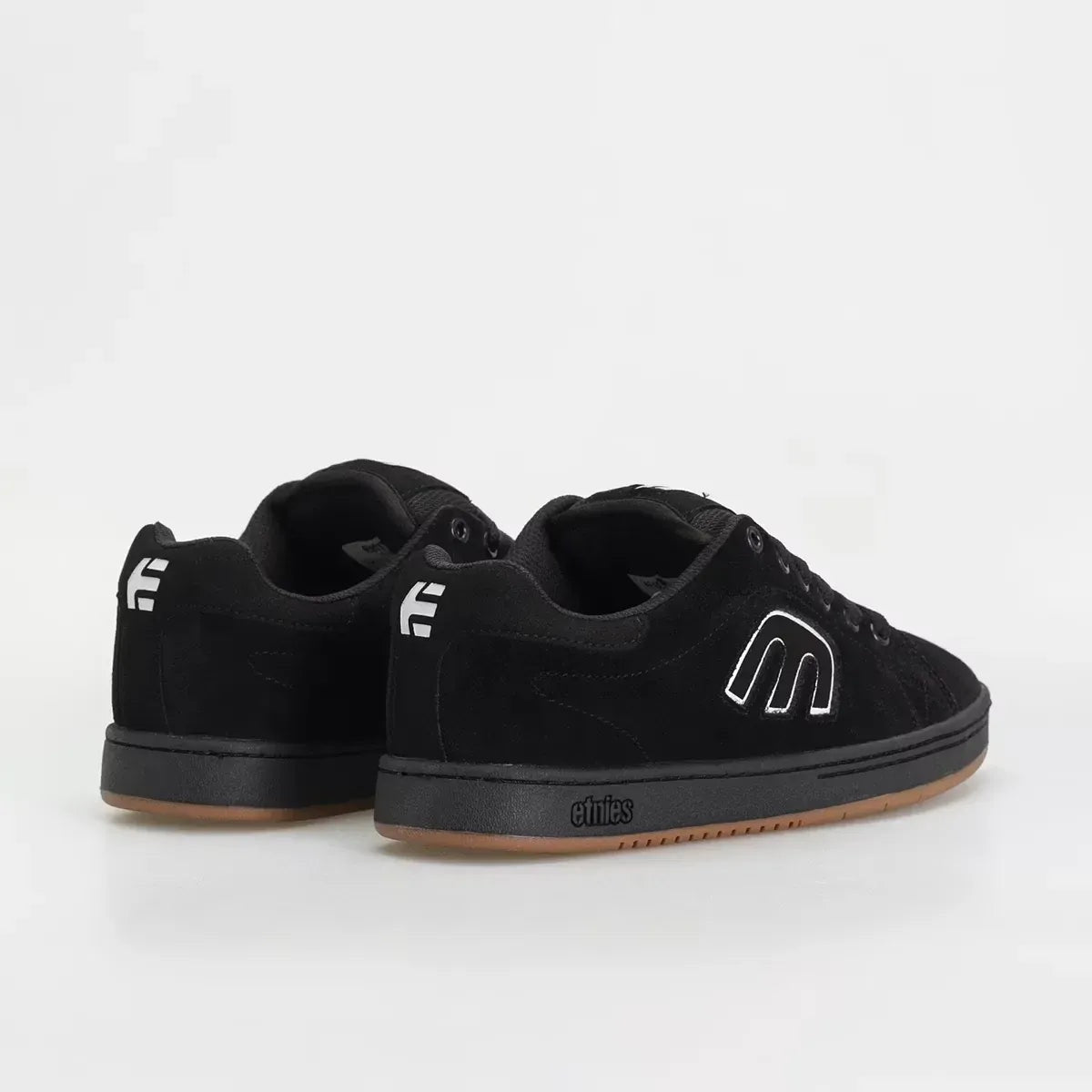 ETNIES CALLICUT BLACK & WHITE TRAINERS