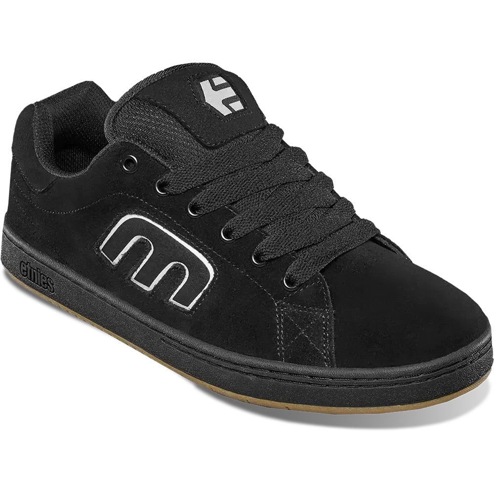 ETNIES CALLICUT BLACK & WHITE TRAINERS