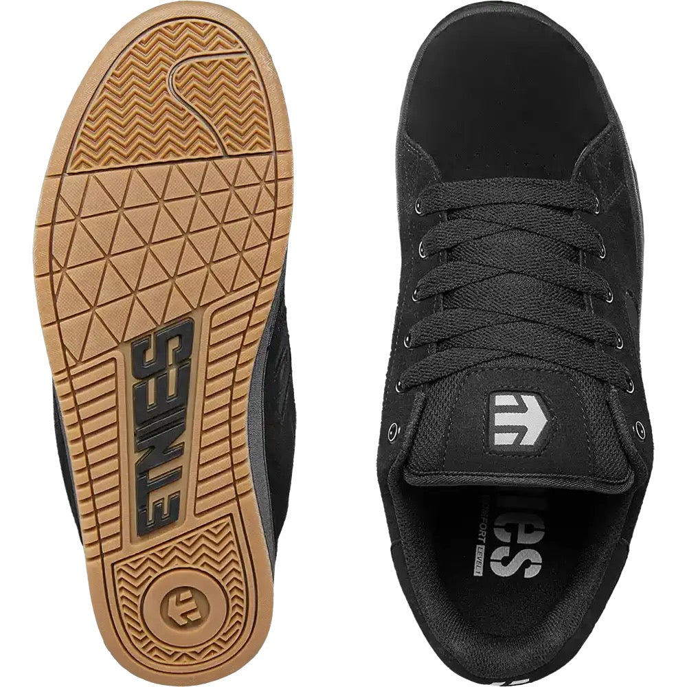 ETNIES CALLICUT BLACK & WHITE TRAINERS