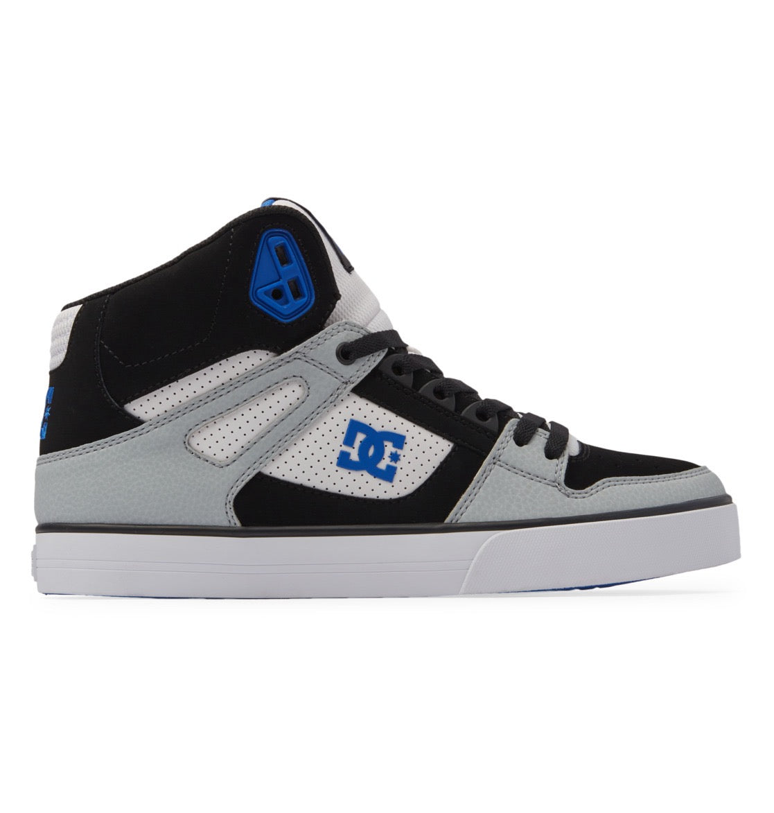 DC SHOES PURE HIGH TOP WC BLACK WHITE BLUE TRAINERS