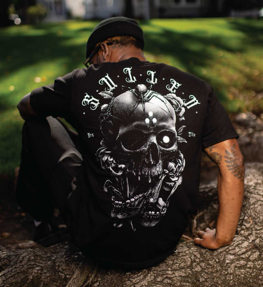 SULLEN CLOTHING BLAQ SKULL PREMIUM T-SHIRT