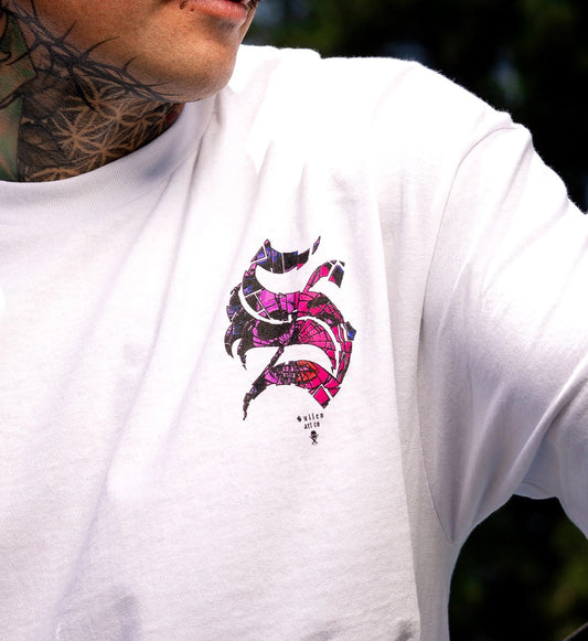 SULLEN CLOTHING SHATTERED WHITE STANDARD T-SHIRT