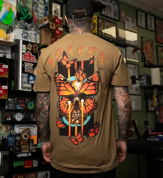 SULLEN CLOTHING BUTTERFLY SKULLS PREMIUM T-SHIRT