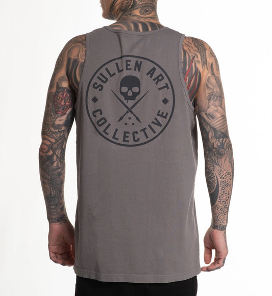 SULLEN CLOTHING EVER TANK CITY SKYLINE GREY