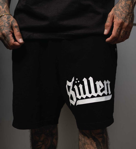 SULLEN CLOTHING LINCOLN BLACK SWEATSHORTS