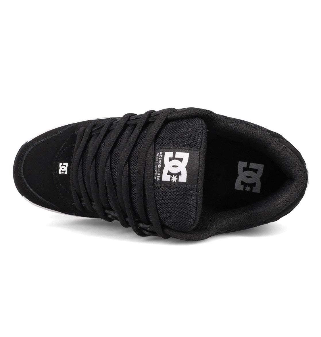 DC SHOES AT-2 BLACK WHITE TRAINERS