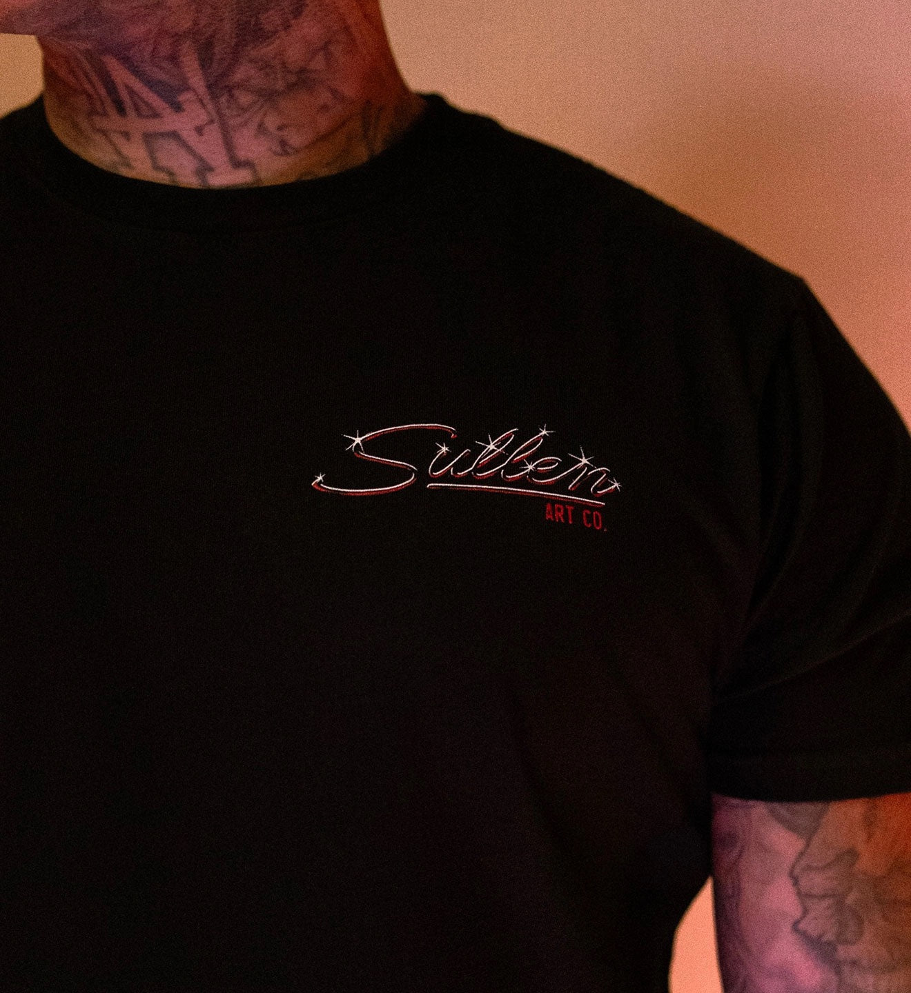 SULLEN CLOTHING STINGRAY JET BLACK PREMIUM T-SHIRT