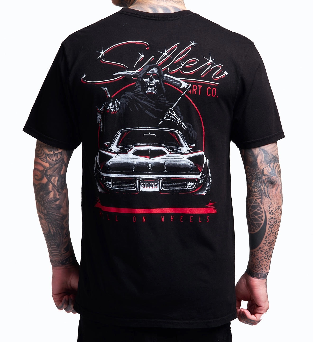 SULLEN CLOTHING STINGRAY JET BLACK PREMIUM T-SHIRT