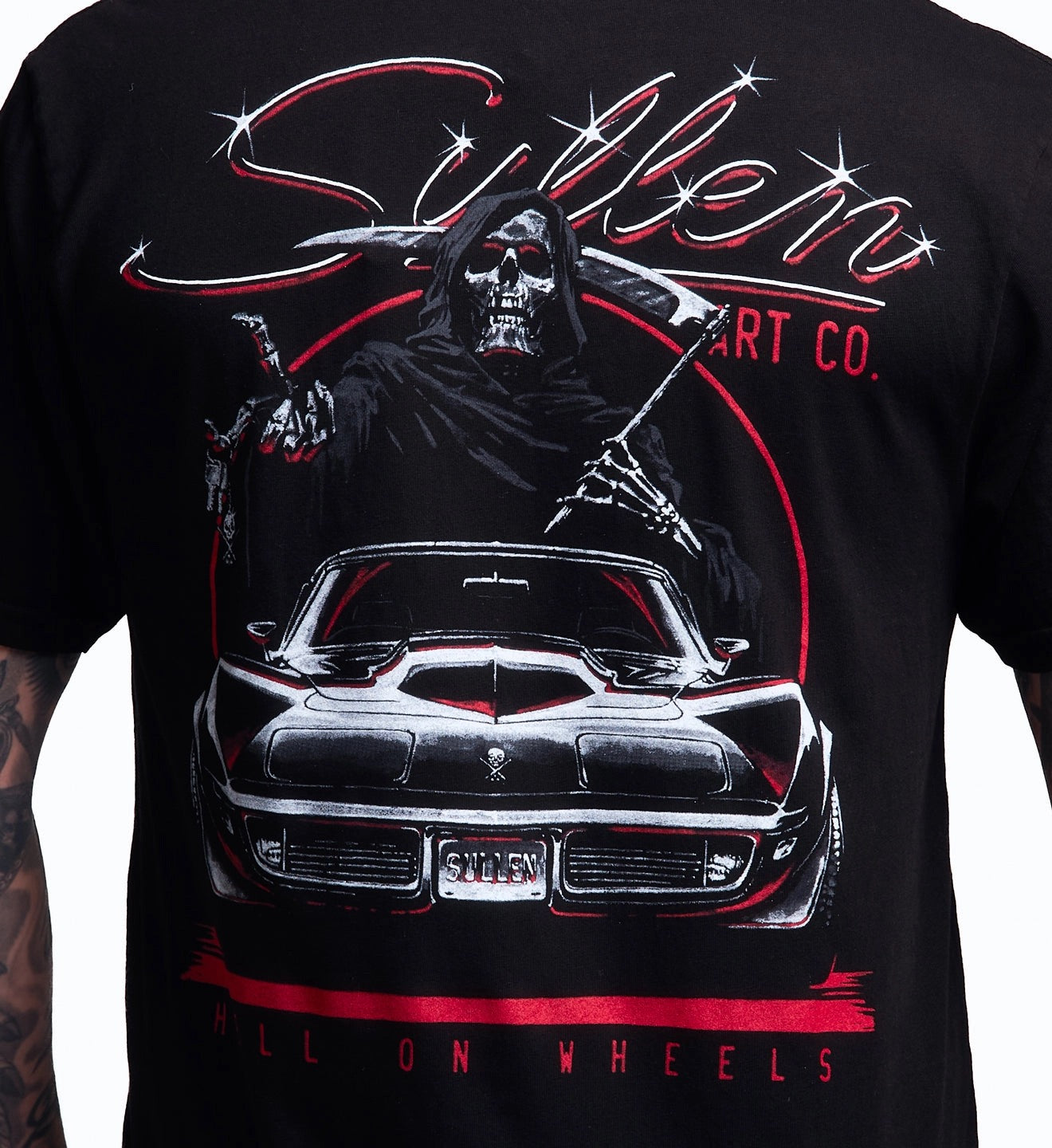 SULLEN CLOTHING STINGRAY JET BLACK PREMIUM T-SHIRT