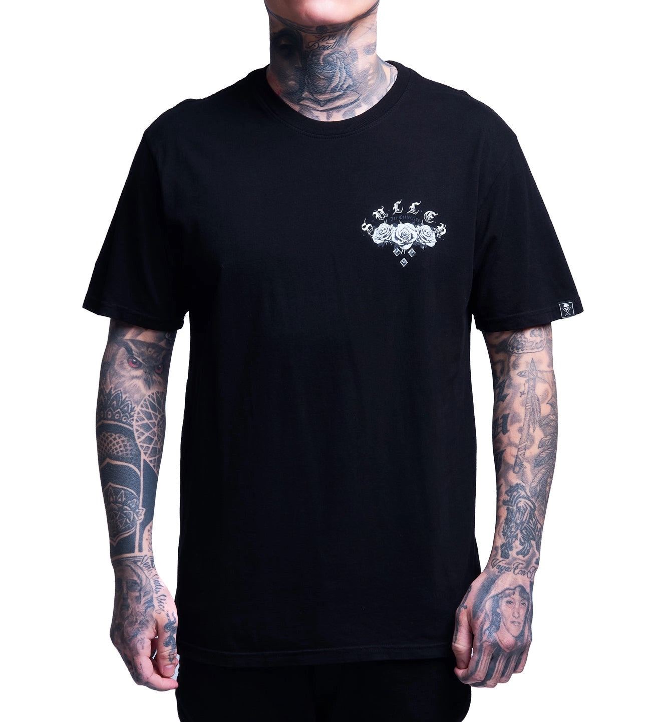 SULLEN CLOTHING DARK HEARTS JET BLACK PREMIUM T-SHIRT