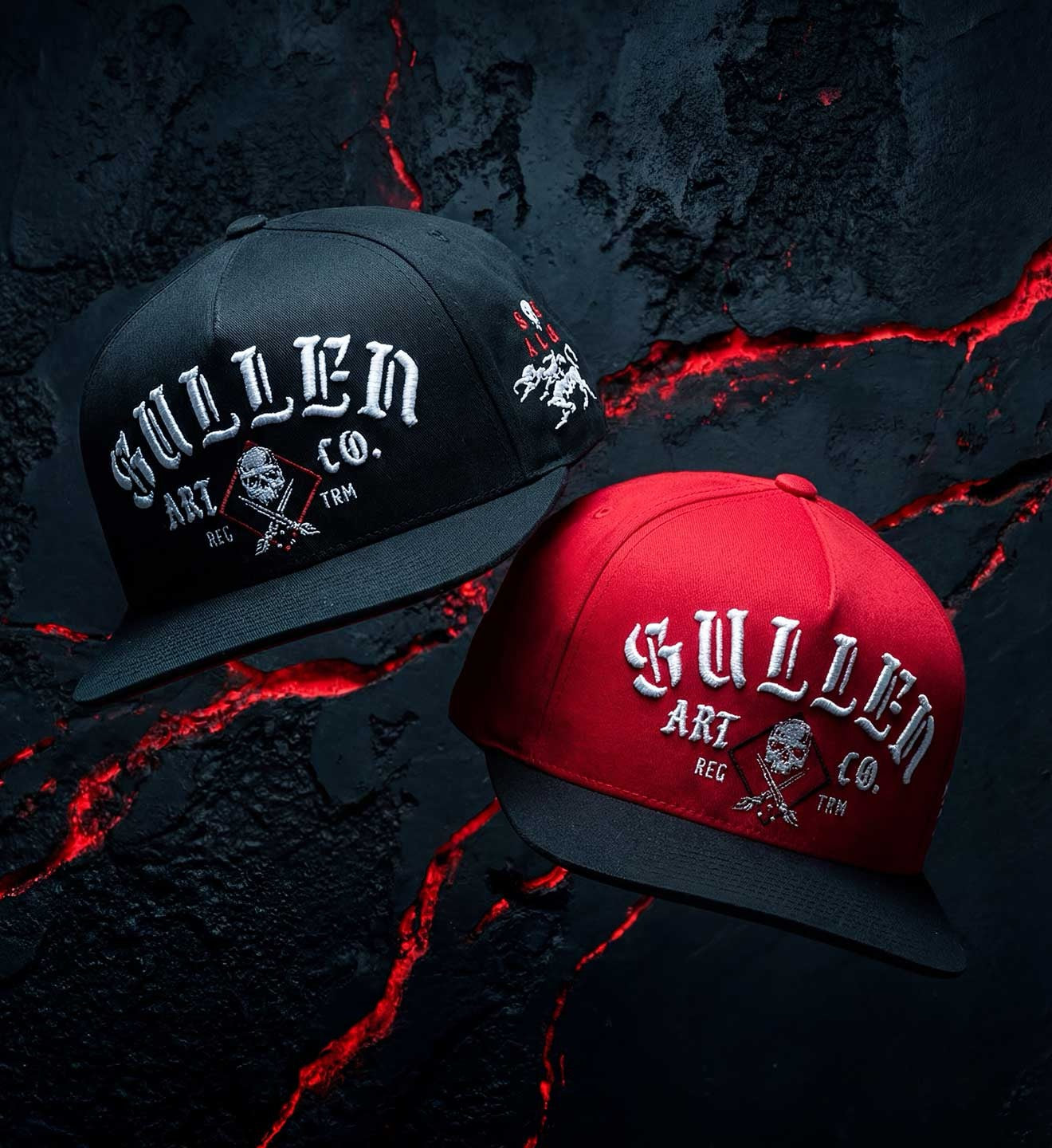 SULLEN CLOTHING EMPIRE BLACK SNAPBACK CAP