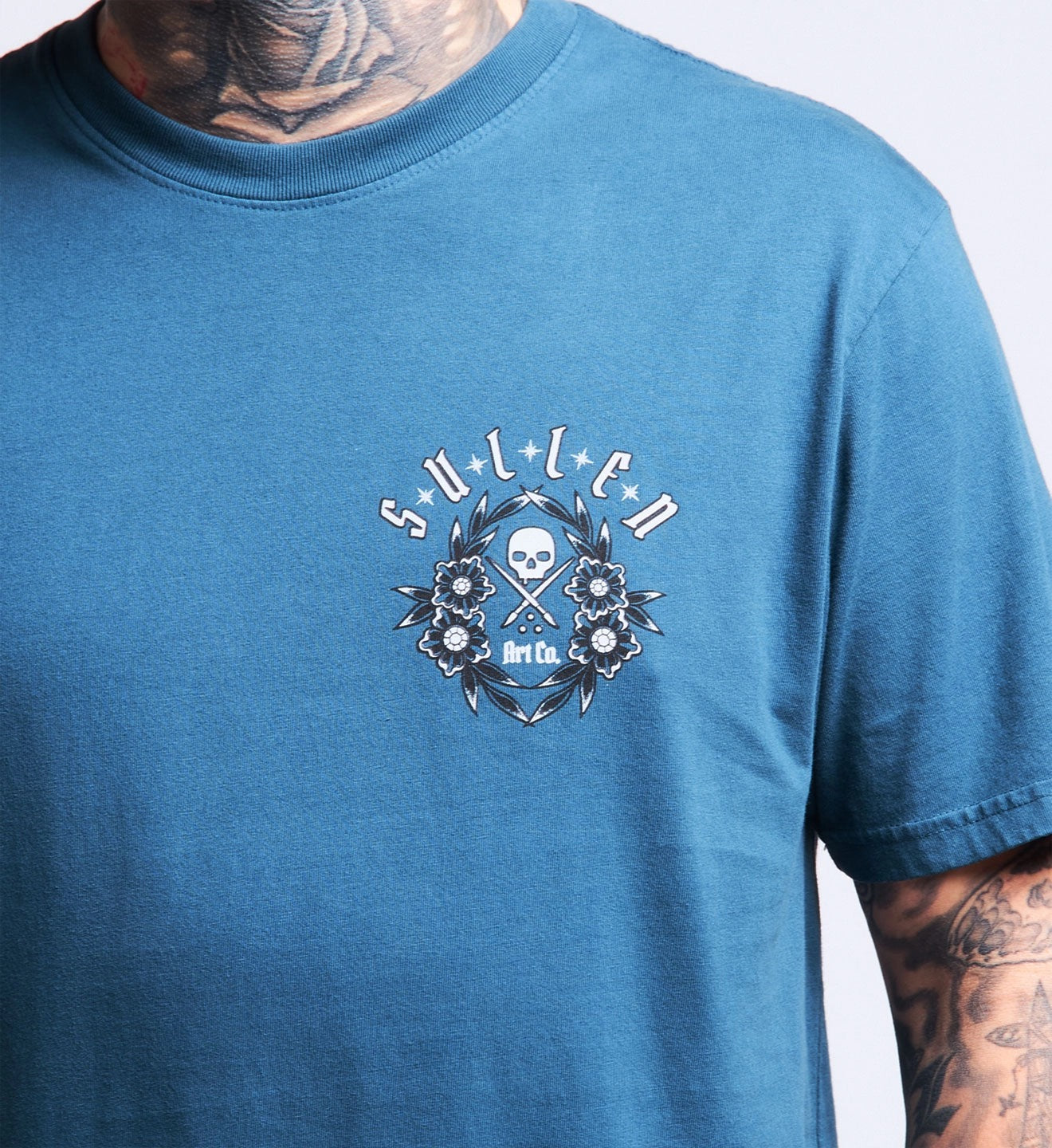 SULLEN CLOTHING SEA SPOILS ORION BLUE PREMIUM T-SHIRT