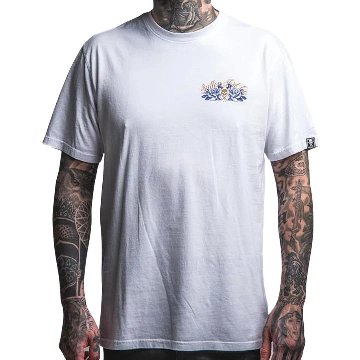 SULLEN CLOTHING NATHAN HARKER WHITE PREMIUM T-SHIRT