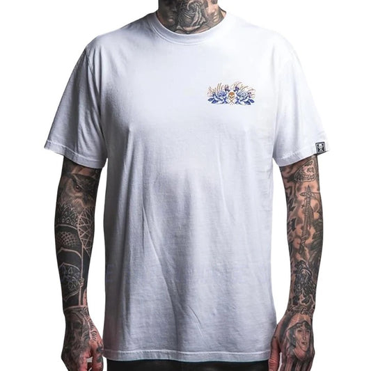 SULLEN CLOTHING NATHAN HARKER WHITE PREMIUM T-SHIRT