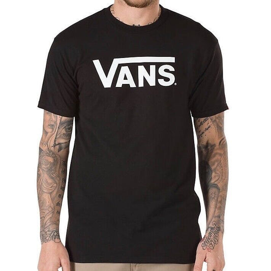 VANS CLASSIC LOGO BLACK & WHITE T-SHIRT