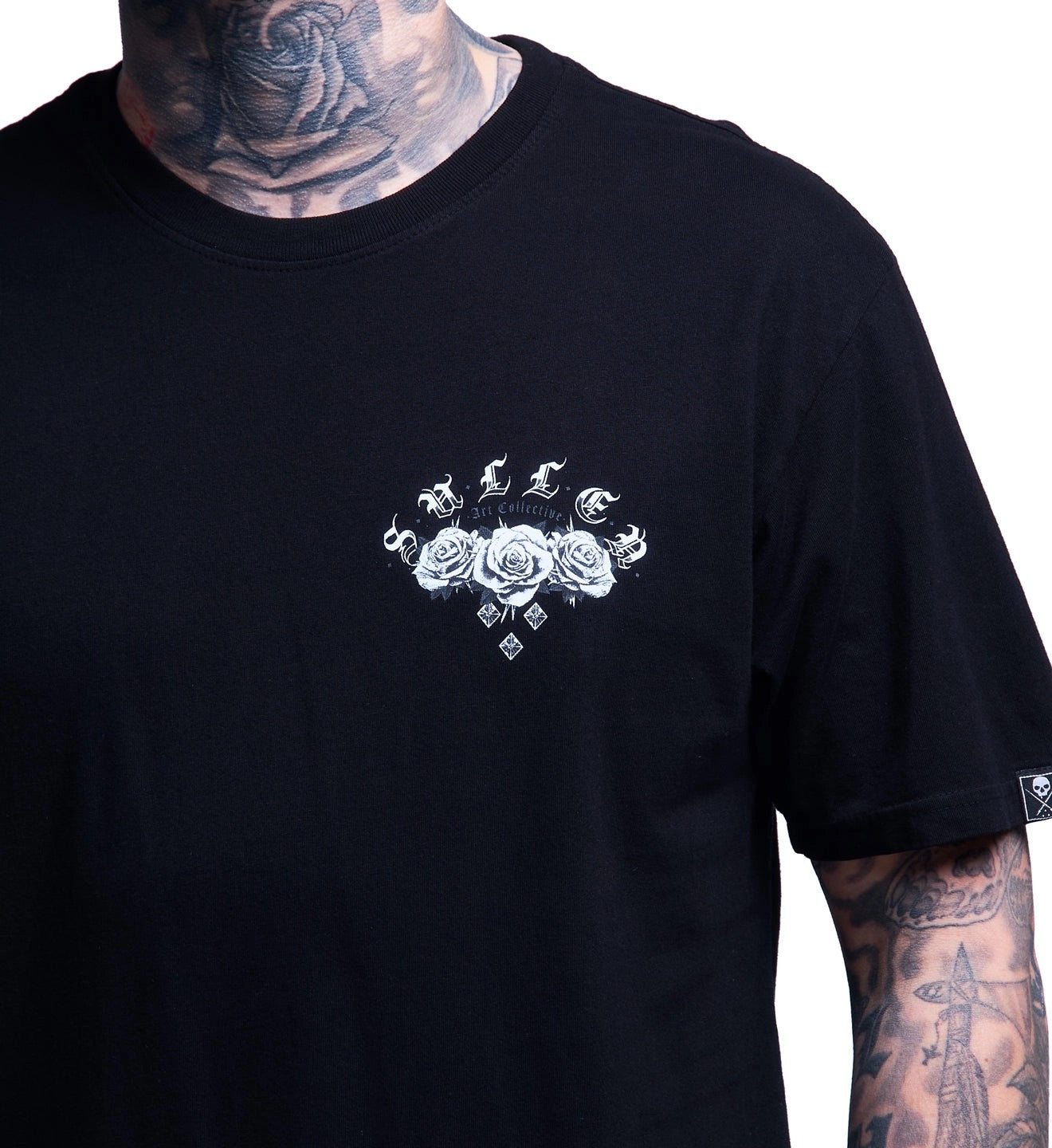 SULLEN CLOTHING DARK HEARTS JET BLACK PREMIUM T-SHIRT