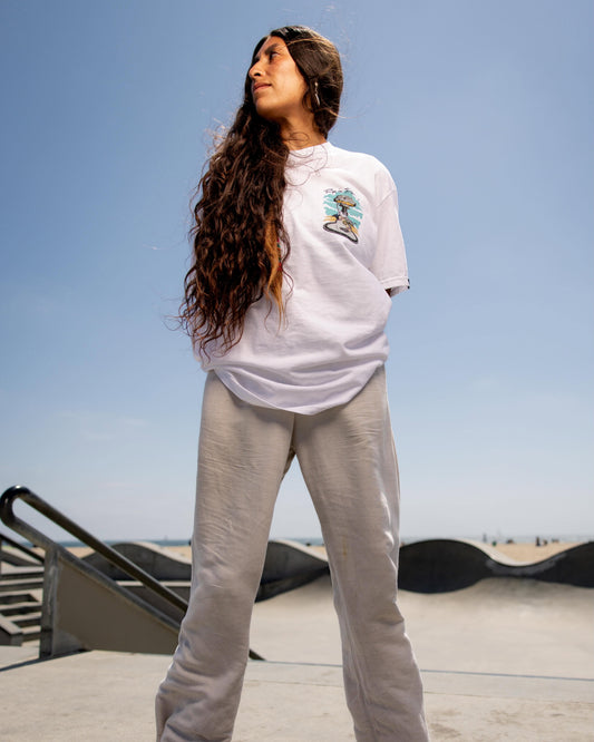 SULLEN CLOTHING RIP IN PARADISE WHITE STANDARD T-SHIRT