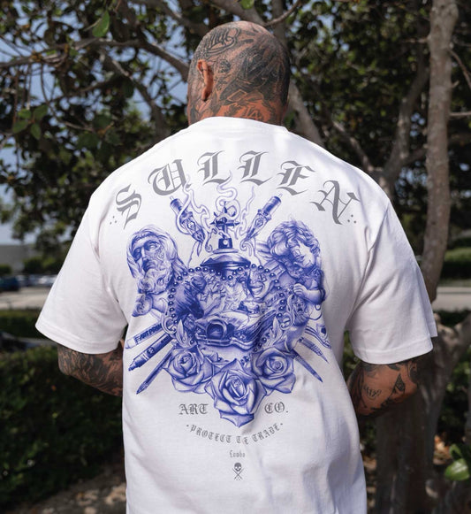 SULLEN CLOTHING LOWBO STANDARD WHITE T-SHIRT