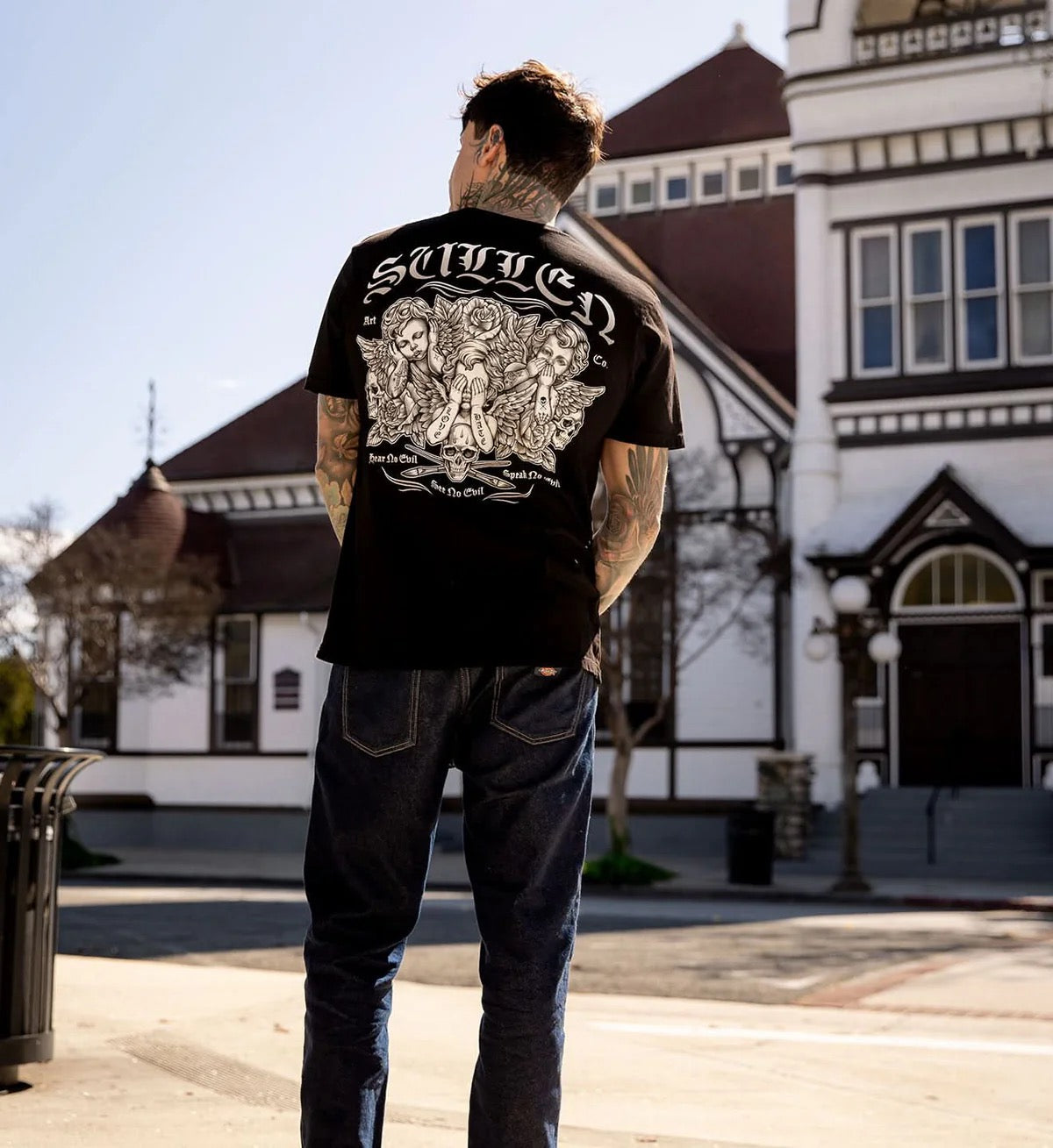 SULLEN CLOTHING SEE NO EVIL PREMIUM T-SHIRT