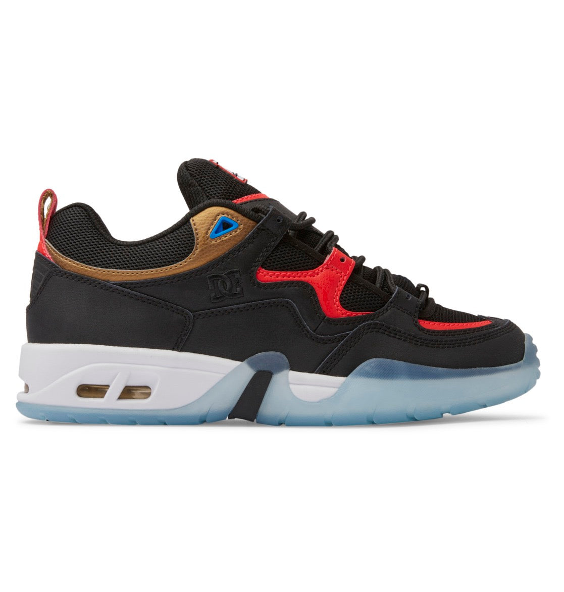 DC SHOES TRUTH OG BLACK RED BLUE TRAINERS