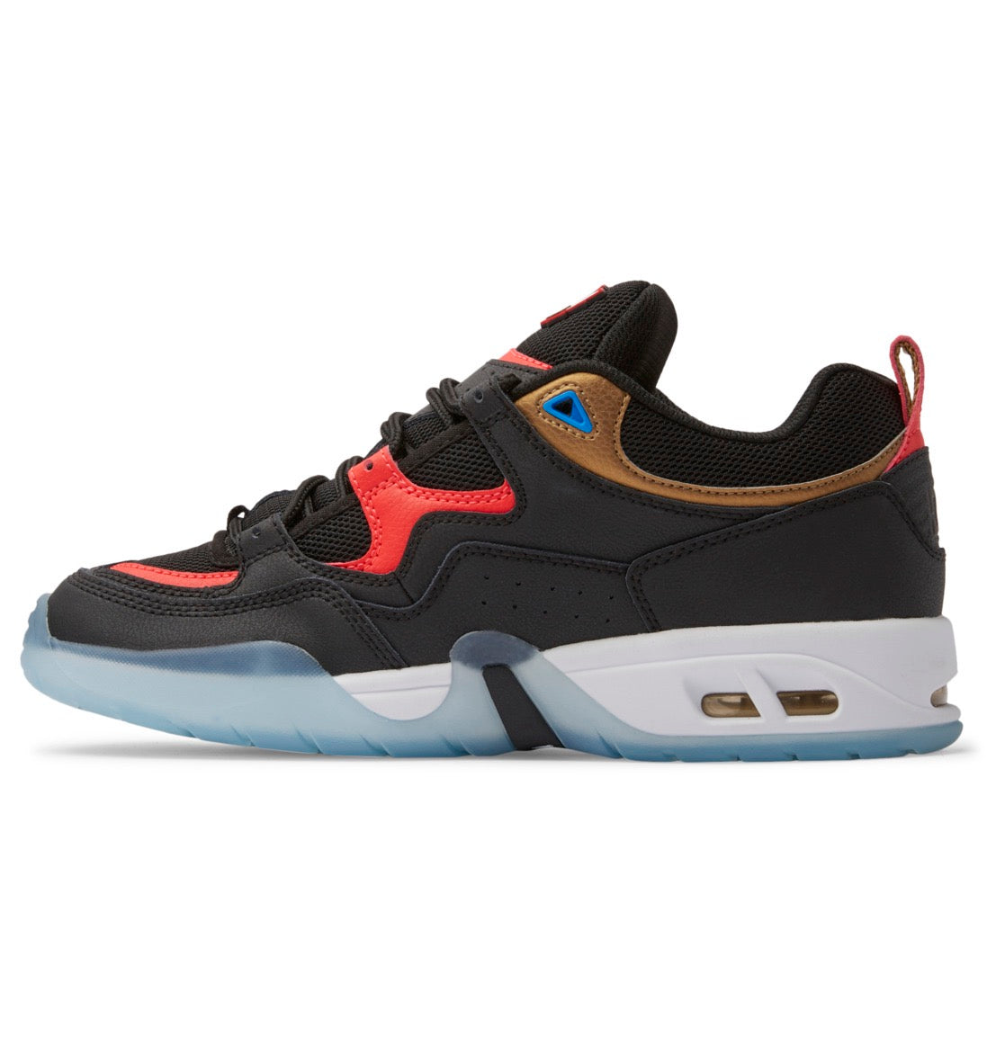 DC SHOES TRUTH OG BLACK RED BLUE TRAINERS