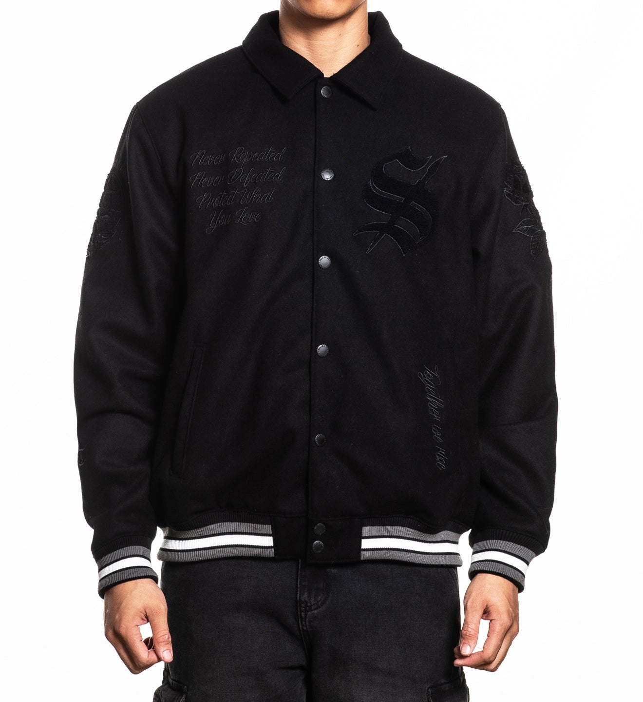SULLEN CLOTHING ART SCHOLAR VARSITY JACKET