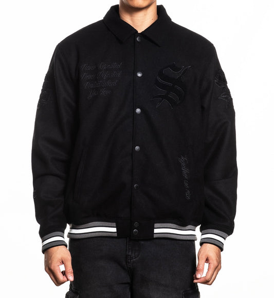 SULLEN CLOTHING ART SCHOLAR VARSITY JACKET