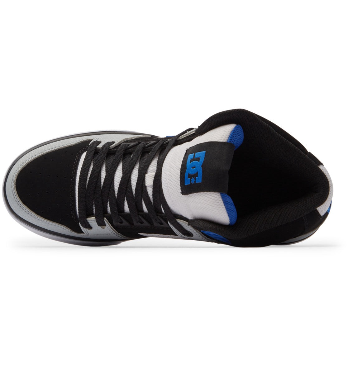 DC SHOES PURE HIGH TOP WC BLACK WHITE BLUE TRAINERS