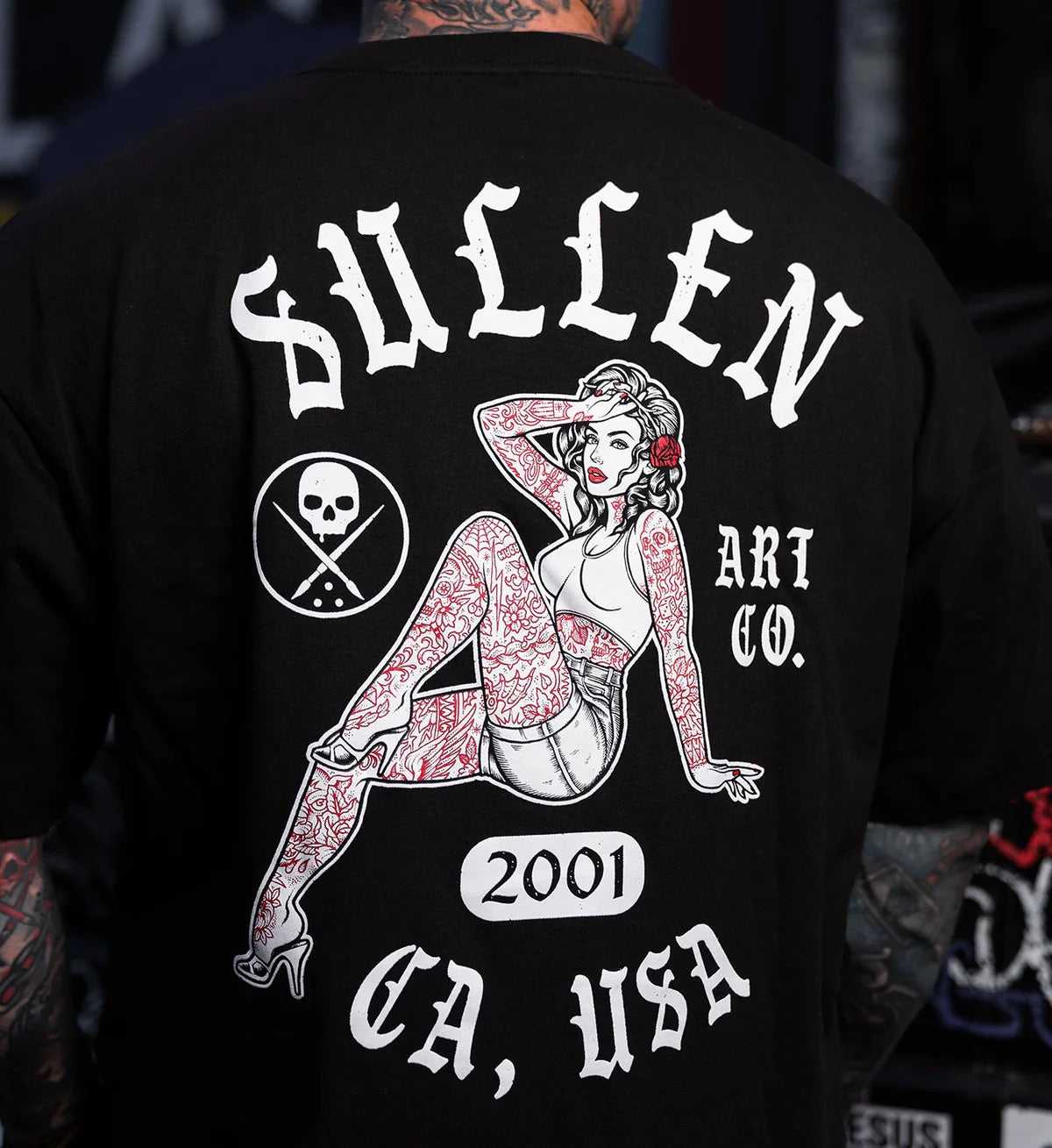 SULLEN CLOTHING CALI PIN UP STANDARD T-SHIRT